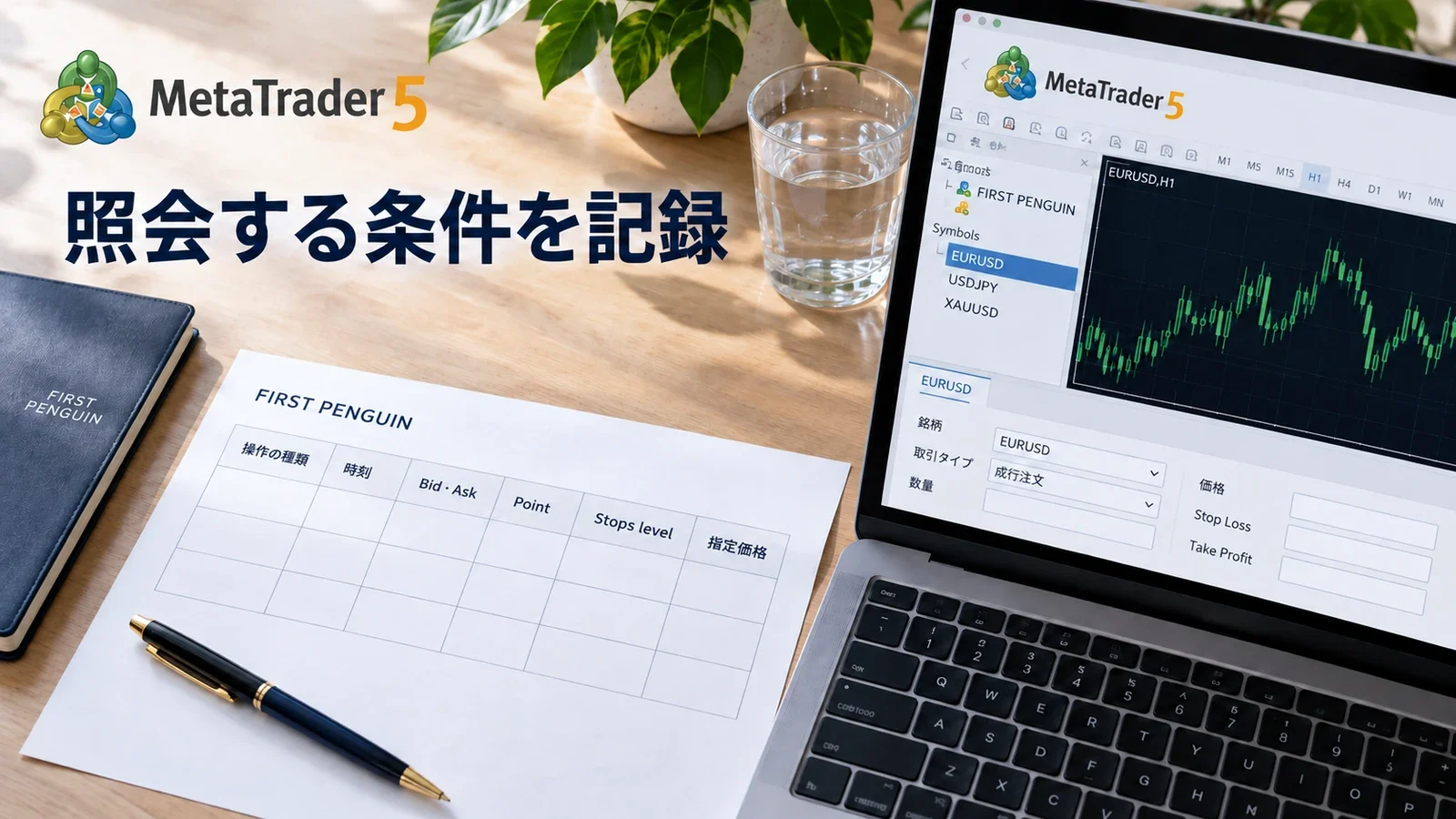 Invalid stops照会時の操作・価格・銘柄条件を記録する説明用イメージ