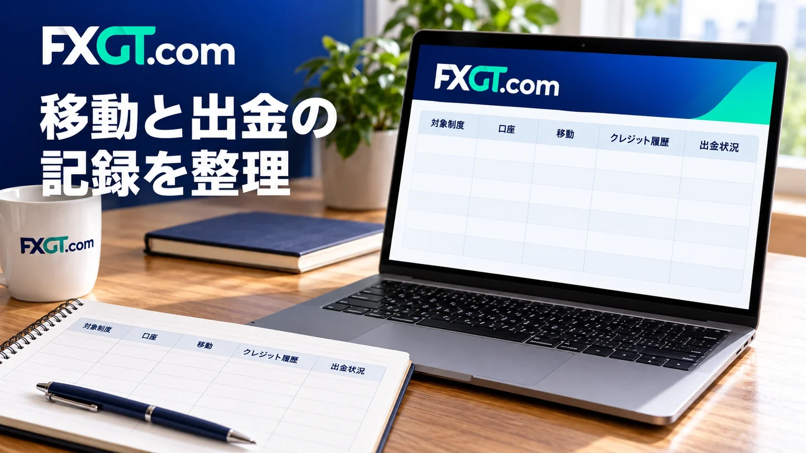 対象制度・口座・移動・クレジット履歴・出金状況を整理する説明用イメージ